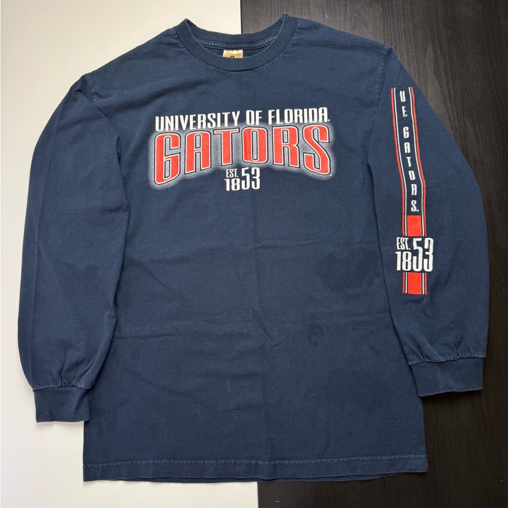 University of Florida Gators Navy Blue Long Sleeve Shirt size XL